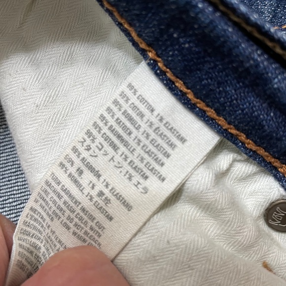 Abercrombie straight leg denim size 25 - Picture 6 of 7